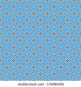Ornamental pattern. Traditional Arabic seamless ornament.