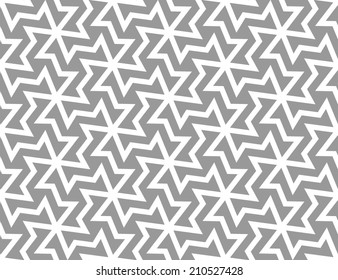 Ornamental pattern. Traditional Arabic seamless ornament.