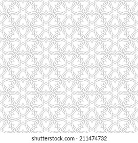 Ornamental pattern. Traditional Arabic seamless ornament.