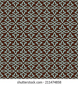 Ornamental pattern. Traditional Arabic seamless ornament.