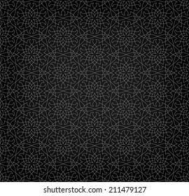 Ornamental pattern. Traditional Arabic seamless ornament.