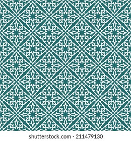 Ornamental pattern. Traditional Arabic seamless ornament.