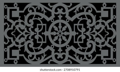 Ornamental pattern. Traditional Arabic seamless ornament.