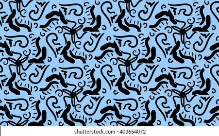 Ornamental pattern. Traditional Arabic seamless ornament.