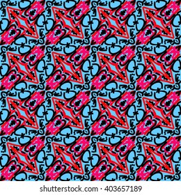 Ornamental pattern. Traditional Arabic seamless ornament.