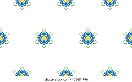 Ornamental pattern. Traditional Arabic seamless ornament.