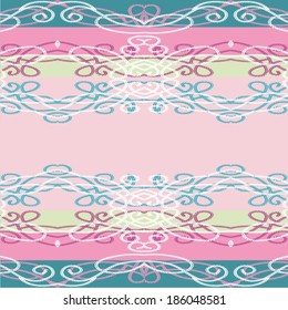 Ornamental pattern. Vector illustration.