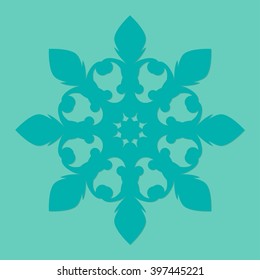 Ornamental pattern. Vintage design element. Vector illustration.