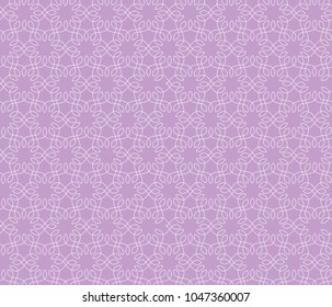 Ornamental pink vector pattern 