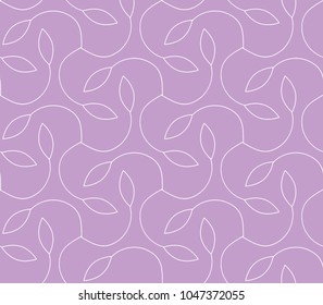 Ornamental pink vector pattern