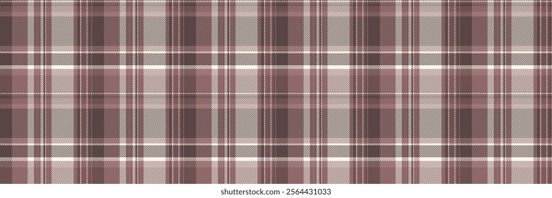 Ornamental plaid vector tartan, print fabric textile check. Magazine pattern texture background seamless in pastel and sea shell colors palette.