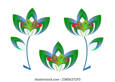 Ornamental plant. Vector stock illustration eps10. Flowers or plants are suitable for decorating your work, branch with leafs plant green ecology icon vector illustration design, Tropical leaves. Cart