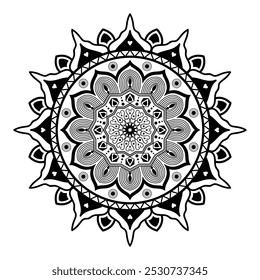 Ornamental Premium luxury Mandala Design in White Background