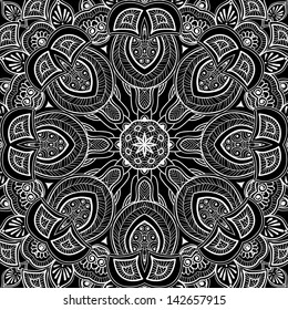 Ornamental round background
