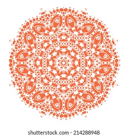 Ornamental round, background, color ornament, mandala,