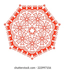 Ornamental round, background, color ornament, mandala