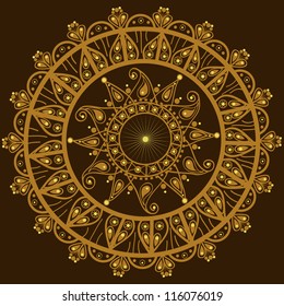 Ornamental round decoration