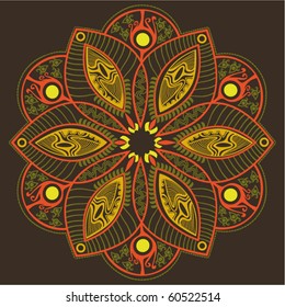 Ornamental round decoration