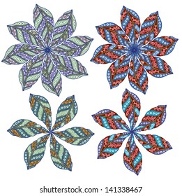 Ornamental round lace