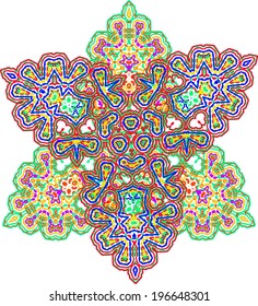 Ornamental round lace