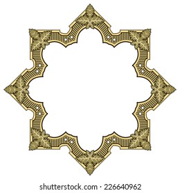 Ornamental round lace