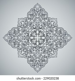 Ornamental round lace