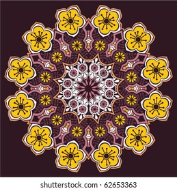 ornamental round lace