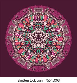 ornamental round lace