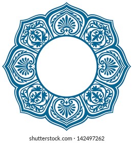 ornamental round lace, circle ornament