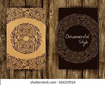 Ornamental round lace with National American element