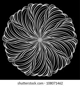 ornamental round lace pattern