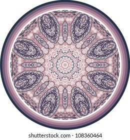 Ornamental round Paisley