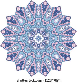 Ornamental round Paisley