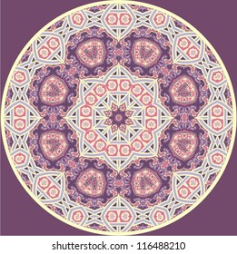 Ornamental round Paisley.