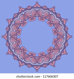 Ornamental round pattern