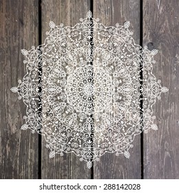 Ornamental round pattern, circle background.