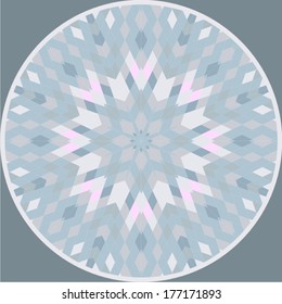 Ornamental round.  Vector illustration.