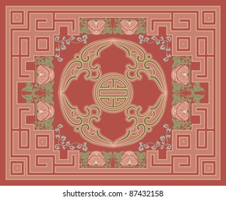 Ornamental rug design