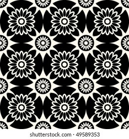 ornamental seamless background, vector illustration