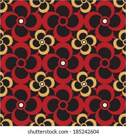 ornamental seamless background, vector image