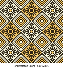 ornamental seamless background, vector image