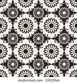 ornamental seamless background, vector image