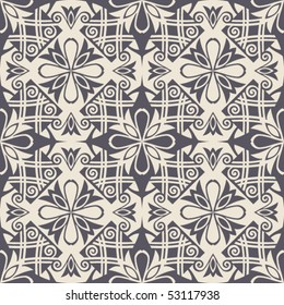 ornamental seamless background, vector image