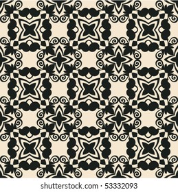 ornamental seamless background, vector image