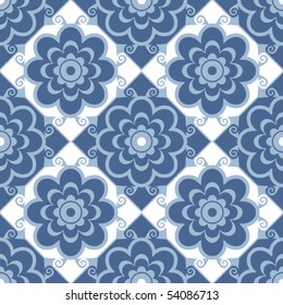 ornamental seamless background, vector image
