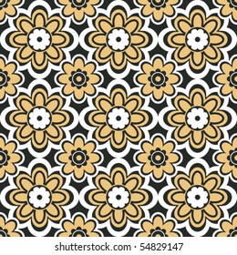 ornamental seamless background, vector image