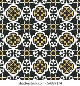 ornamental seamless background, vector image