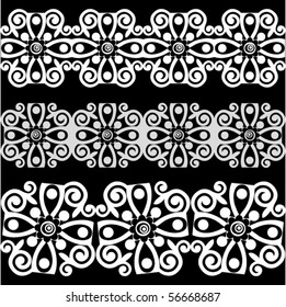 ornamental seamless background, vector image