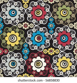 fondo ornamental transparente, imagen vectorial