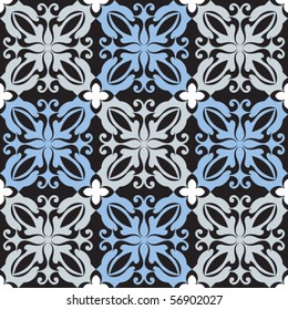 ornamental seamless background, vector image